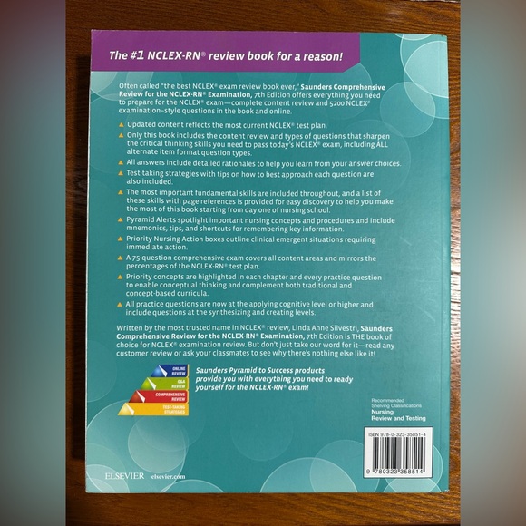 Saunders Comprehensive Review for the NCLEX-RN® Examination, 7th Edition - Picture 3 of 3
